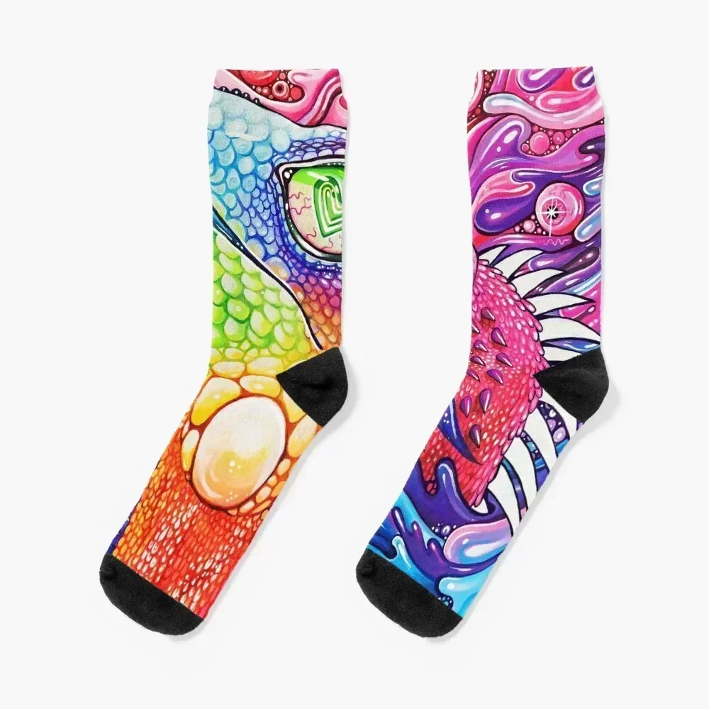 

Носки GlitterIguana, противоскользящие футбольные термомужские зимние подарки, женские и мужские носки