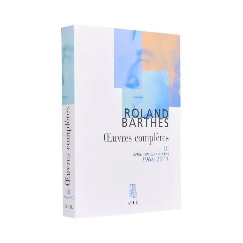 

Полное собрание произведения Книги Тексты интервью Том 3 19681971 Книга Roland Barthes Seuil 9782020567282