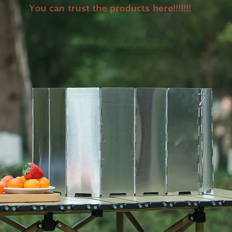 

Outdoor Stove Wind Shield Camping Wind Shield, Portable Folding Card-type Stove Wind Shield Gas Stove Burner Head Wind Shield