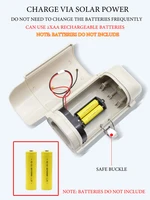 The solar energy Waterproof Fake Camera Two AA Battery LED Dummy Security Camera Ir Led Dome Camera Surveillance Camera 6