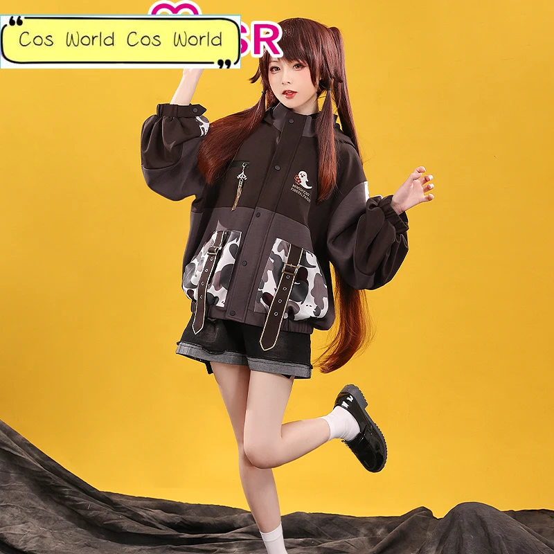 

IN STOCK Hutao Cosplay Game Genshin Impact Hutao Cosplay Costume DokiDoki-SR Doujin Coat Genshin Impact Casual Wear Christmas