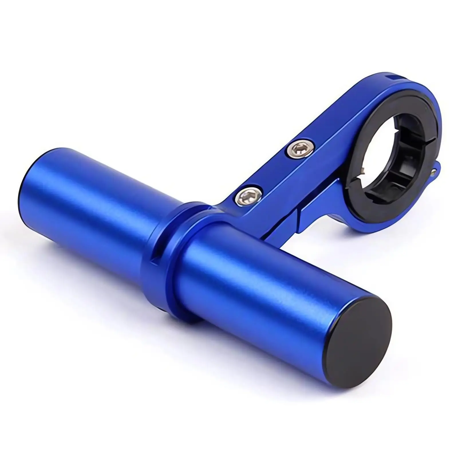 رباعية قفل دراجة دراجة المقود موسع تمديد ضوء مصباح الكمبيوتر الهاتف جبل قوس حامل #5