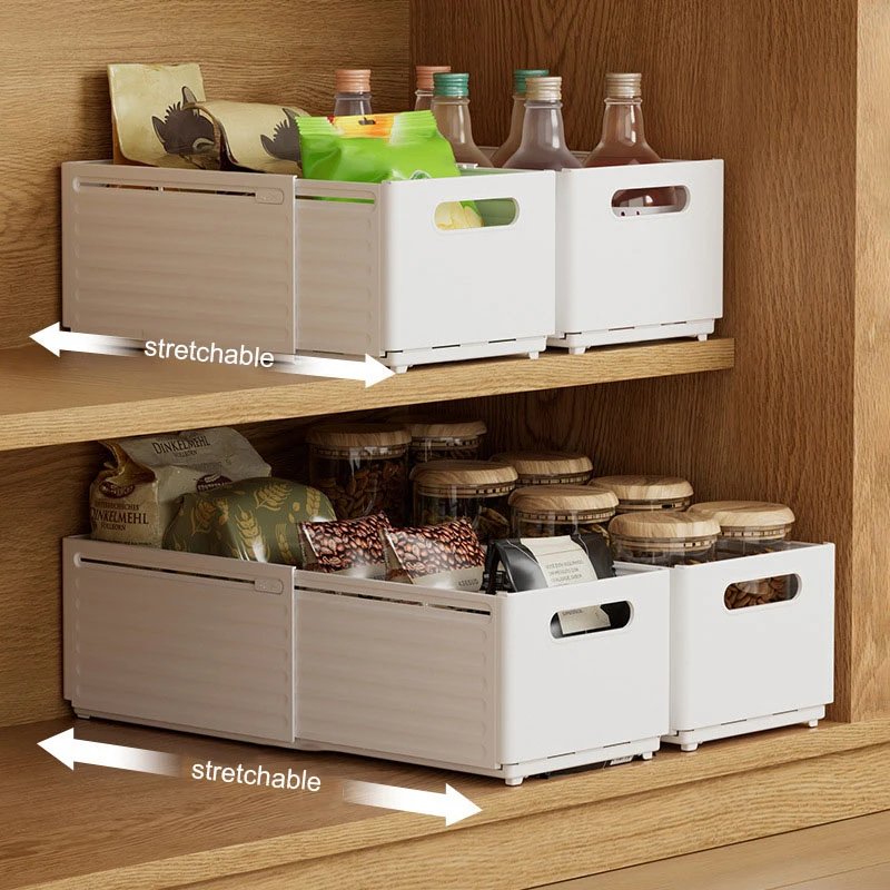 

Flexible Kitchen Storage Drawer Organizers Office Desk Medicine Organizer Bins Kitchen Gadget Clothes Storage Boxes