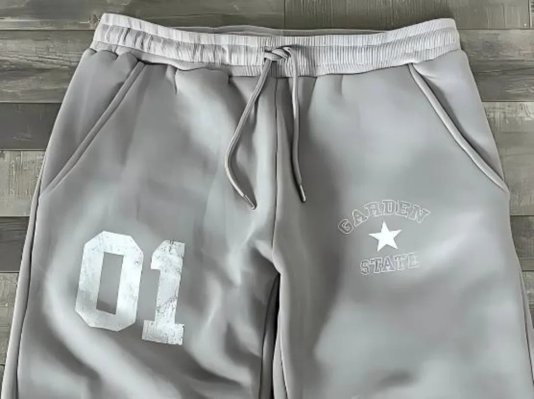 

Уличные винтажные серые брюки с принтом, мужские повседневные спортивные штаны Y2k на осень 2022, панк High Street, Harajuku, готическая одежда для мужчин