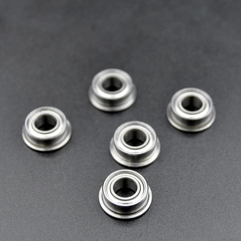 MF63ZZ MF74ZZ MF83ZZ MF84ZZ TO MF104ZZ Miniature Flange Bearing Thin Wall Metal Shielded Flanged Bearings