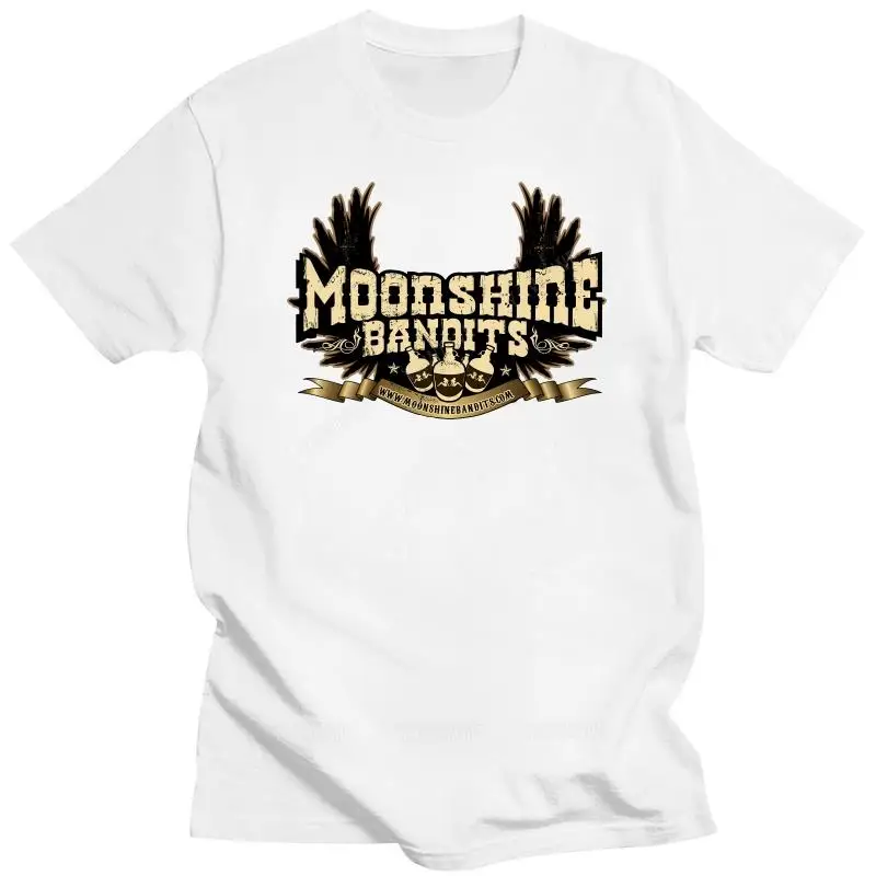 New fashion brand teeshirt Meet the Moonshine Bandits Outlaw Country Music Design T Shirt Fashion Tee male short sleeve top