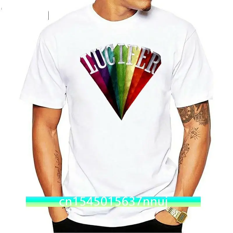 

Cult T Shirt Lucifer Rising T-Shirt Streetwear Short Sleeve Tee Shirt Fun Plus size Cotton Mens Print Tshirt