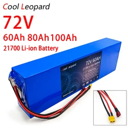 21700 72V 60Ah 80Ah 100Ah Lithium Ion Battery Built-in BMS,for High Power E-bike Electric Bicycle Replacement Battery Pack