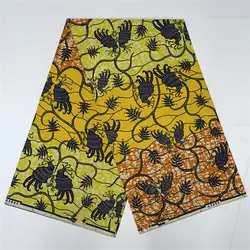 Veritable Wax Ankara Block Prints Batik Fabric African Wax Fabric Nigerian Dutch Hollandais Pagne 100% Cotton For Sewing