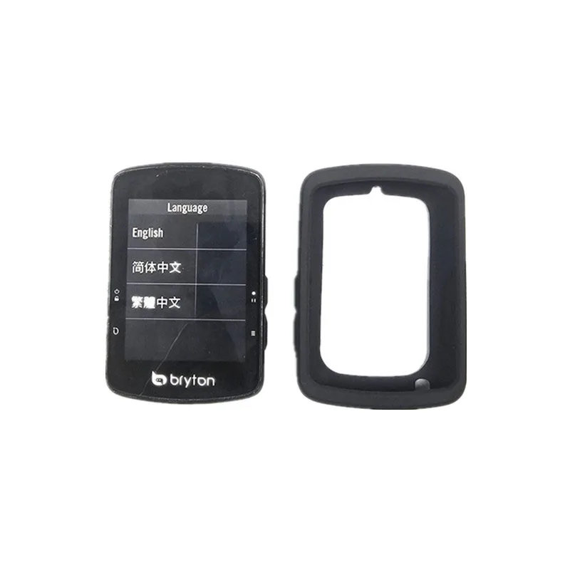 Silicone Soft Edge Shell Protective Case Screen Protector Film Cover For Bryton Rider S810/S510 GPS Bicycle Computer Frame Skin