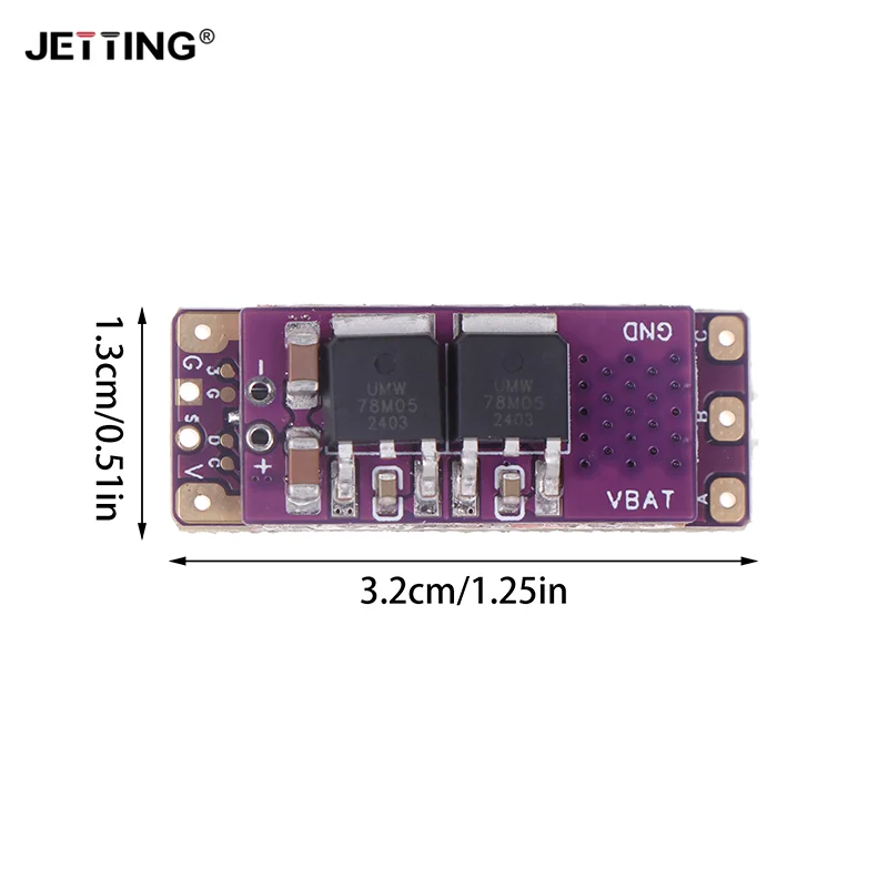 1PCS 2-4S 32-bit ESC AM32 Enhanced Version 40A High Power Speed Regulator Support PWM Signal For Crawler Model Airplane Motors