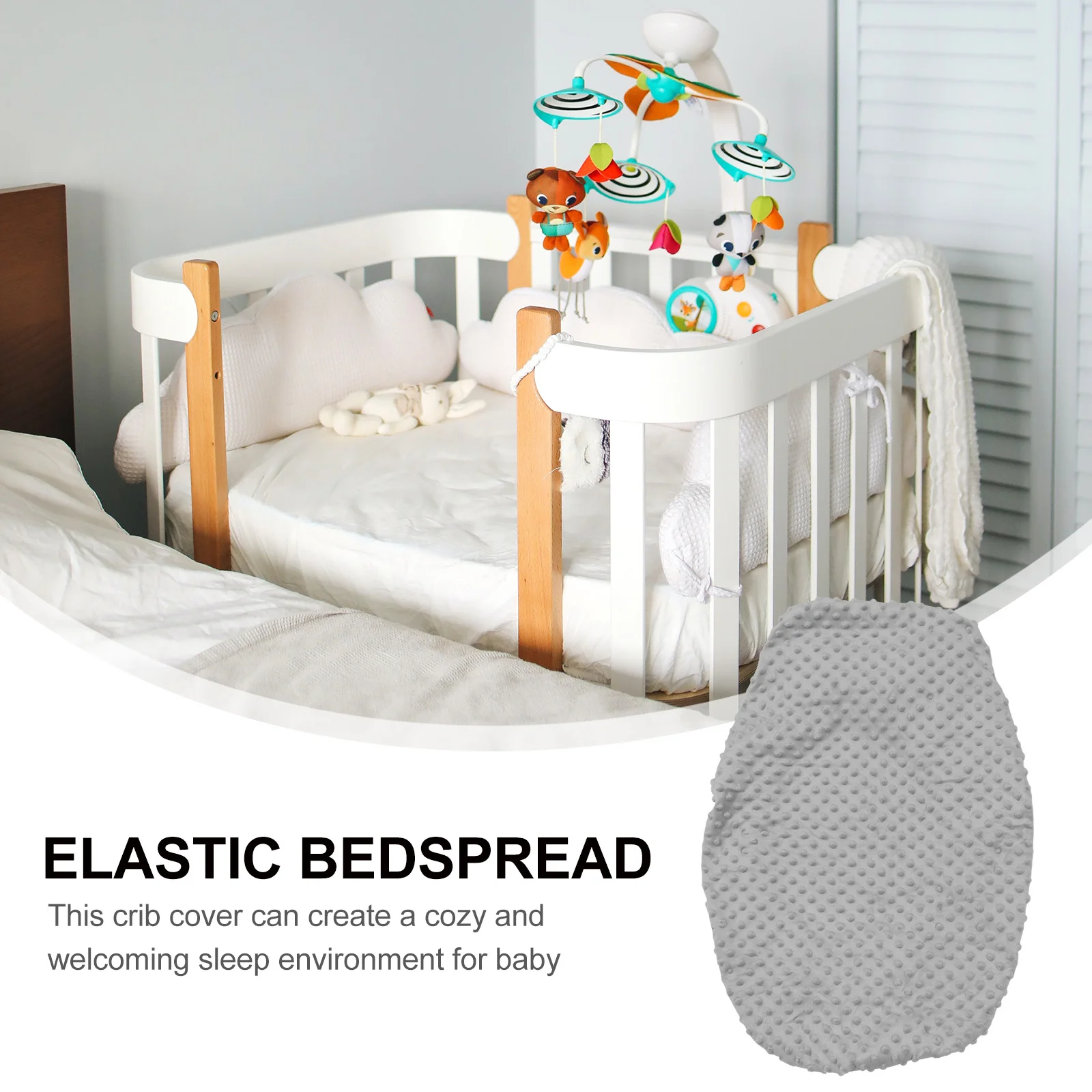 

Cradle Fitted Sheets Breathable Soft Cradle Cover Baby Bed Sheet Crib Protection Cover Sleep Crib Sheet