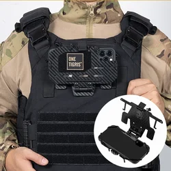 OneTigris soporte pecho universal para móvil – Funda táctica MOLLE