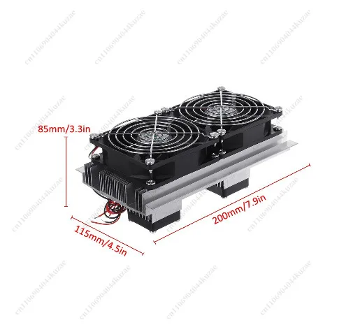 Finished 12V Semiconductor Cooling Kit, DIY Electronic Cooler Radiator Module for Mini Refrigeration Temperature Reduction