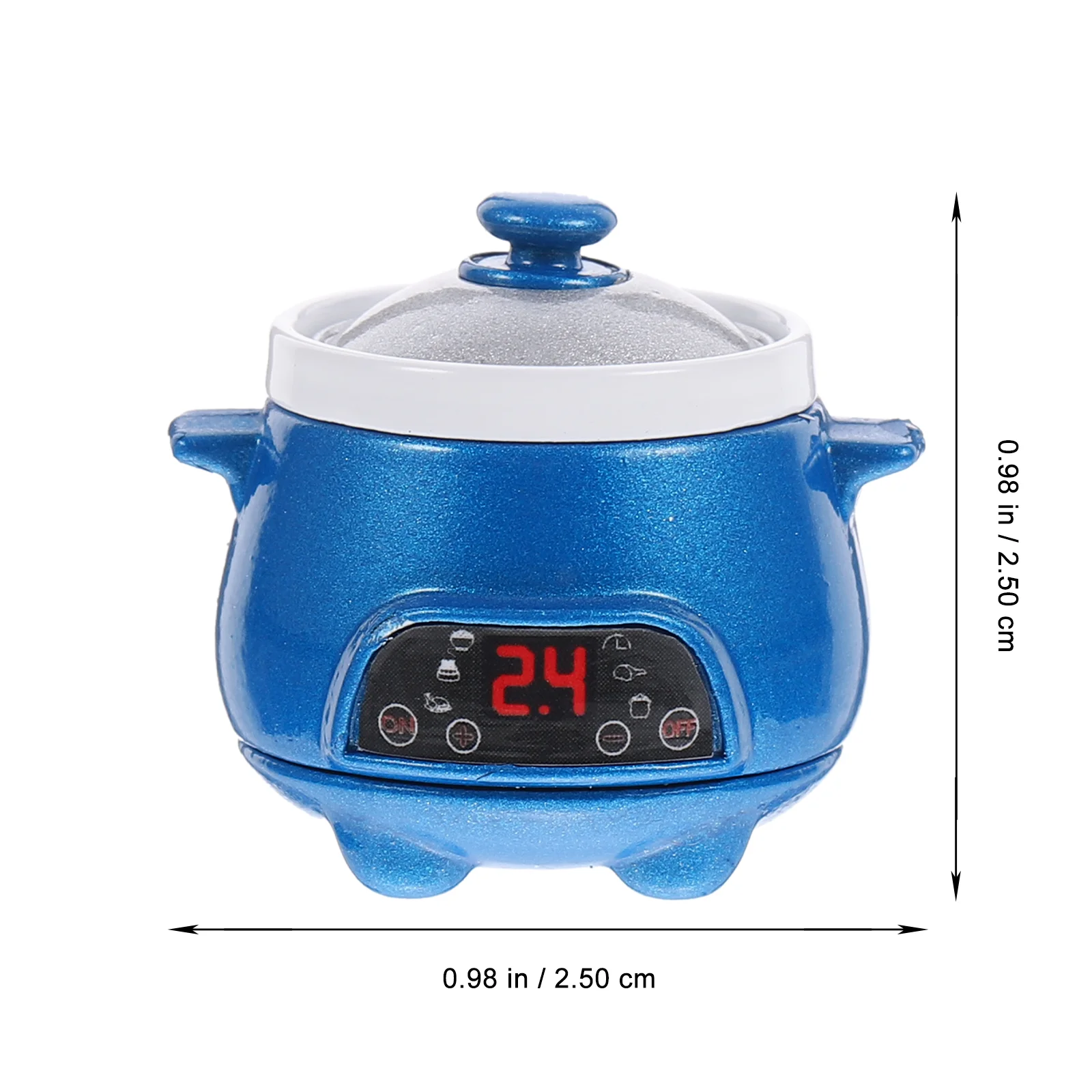 Dollhouse Rice Cooker Cookware Kids Toys Miniature Scene Model Electric Furniture Accessory