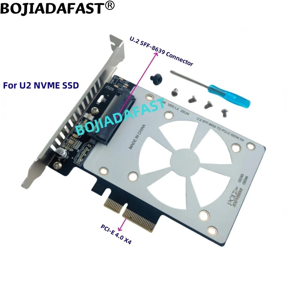 

Разъем SFF-8639 U.2 к адаптеру PCI-E 4.0 4X PCIe 3.0 X4 Riser Card для U2 NVME SSD