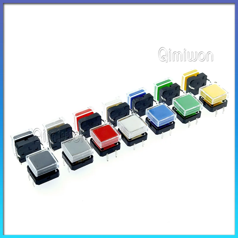 

50set/lot A14 transparent cover B3F-4055/4050 12x12x7.3mm button cap button