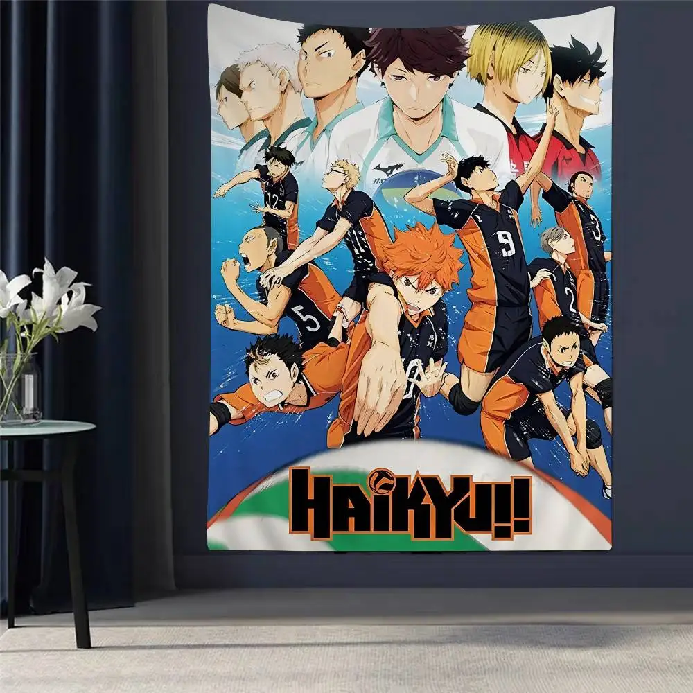 

Haikyuu! Japan Cartoon Anime Hanging Bohemian Tapestry Home Decoration Hippie Bohemian Decoration Divination Art Home Decor