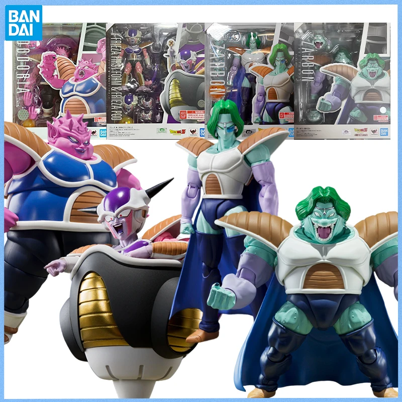 

Bandai Genuine DRAGON BALL Z SHF Dodoria Frieza Zarbon Anime figure Movable toy Anime Peripheral Figures Doll for Collectors