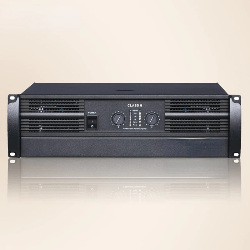 class H 2channels copper profession power amplifier