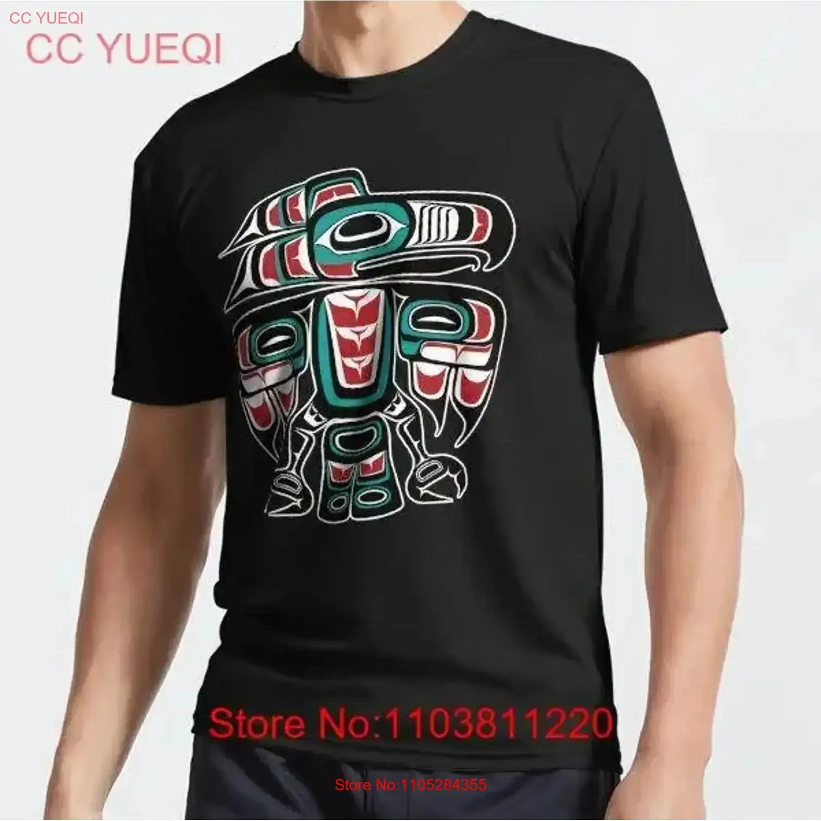 MOST POPULAR Haida Tlingit Native Raven Totem Active Design T Shirt vintage Washed Versatile graphic Comfortable streetwear