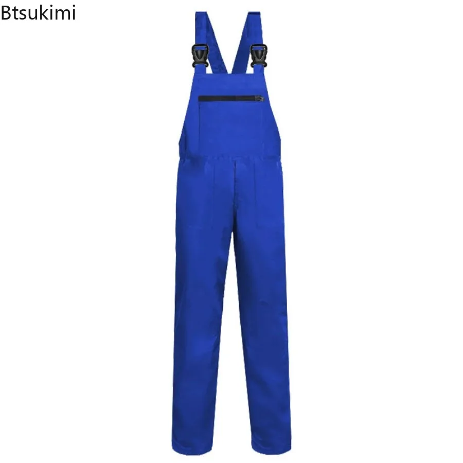 2025 New Multi Pocket Workwear Men's Wear-resistant Daily Maintenance Repair Protection Jumpsuit Loose Casual One-Piece Overalls