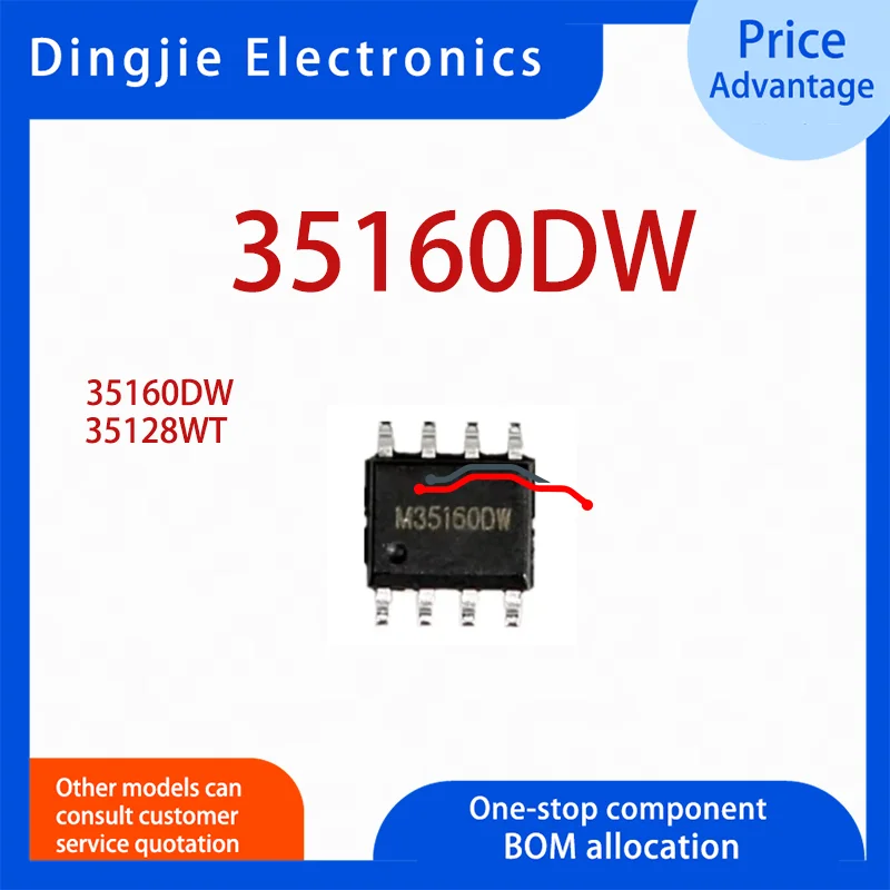 1-5PCS 35160DW 35160 DW 35128WT SOP8 Chip Reject Red Dot No Need Simulator Work with VVDI Prog Key Programmer Support