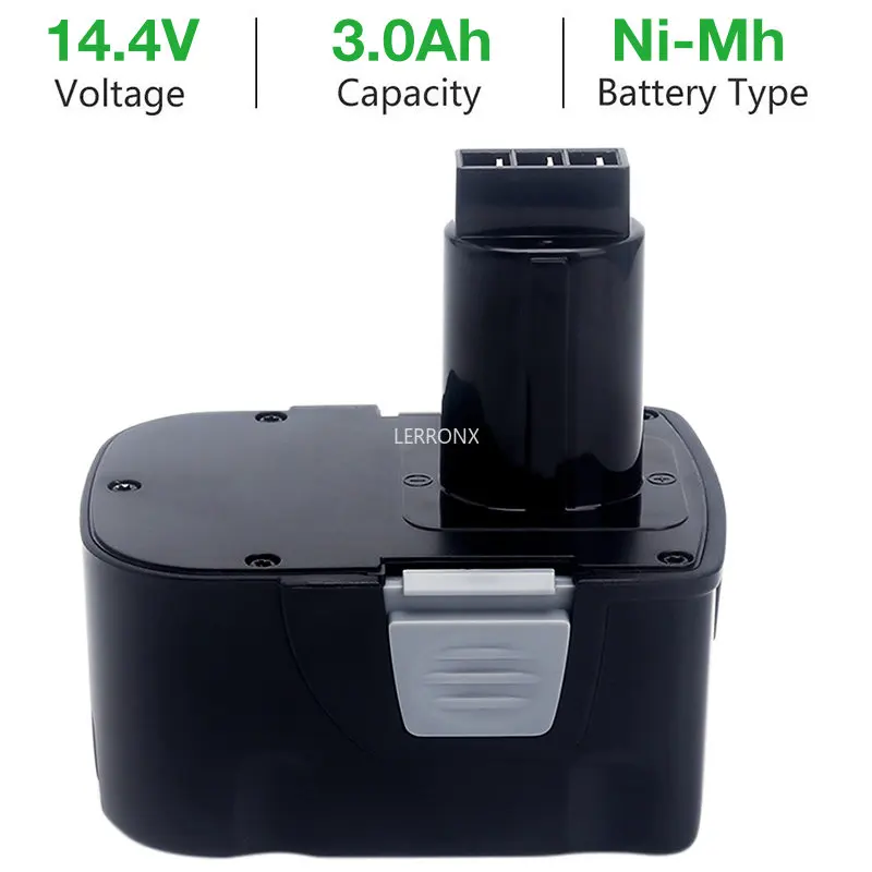 14.4V 2000mAh Ni-CD 3000mAh Ni-MH DA-13 Replacement Rechargeable Battery for Interskol Power Tools Cordless Drill 14.4V H14 EB14