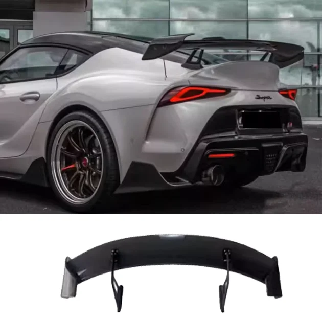 

AD Style Single Deck Carbon Fiber Rear Spoiler Wing for Toyota GR For Supra A90 A91 MK5 Swan Neck Style Perfect Fitment Car Wing