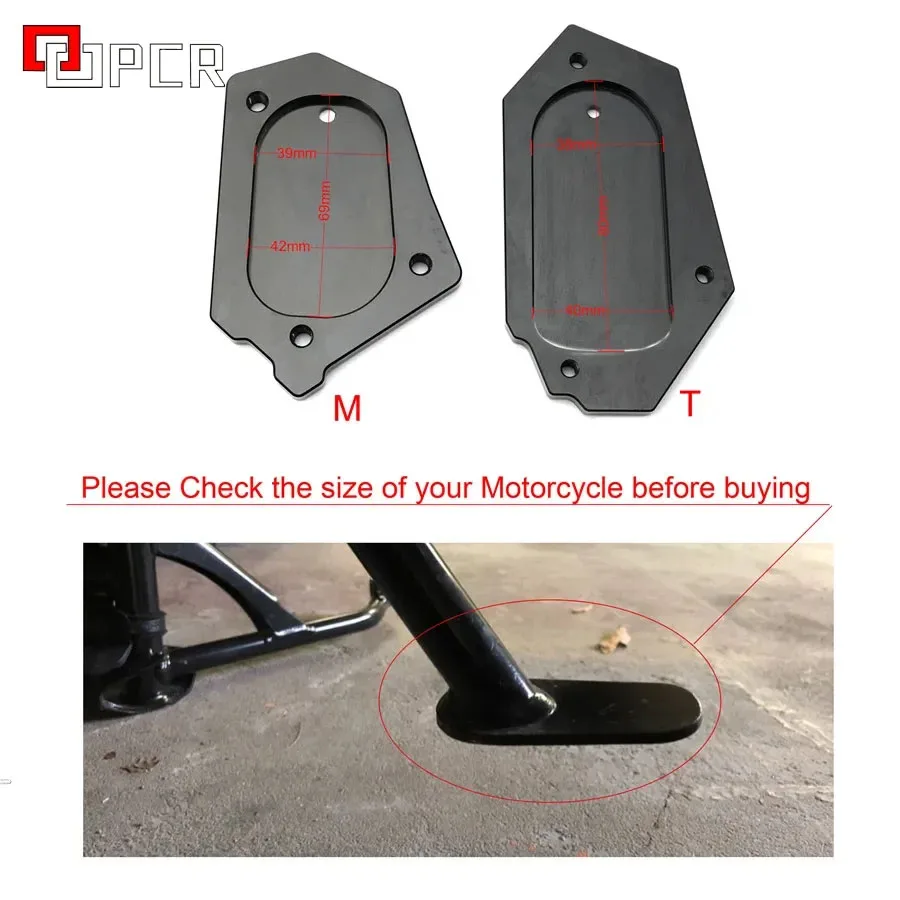 3 Sizes For BMW R1200GS R1250GS R1250 GS ADV HP Version 2018 2019 2020 Motorcycle CNC Side Stand Enlarge Extension Kickstand