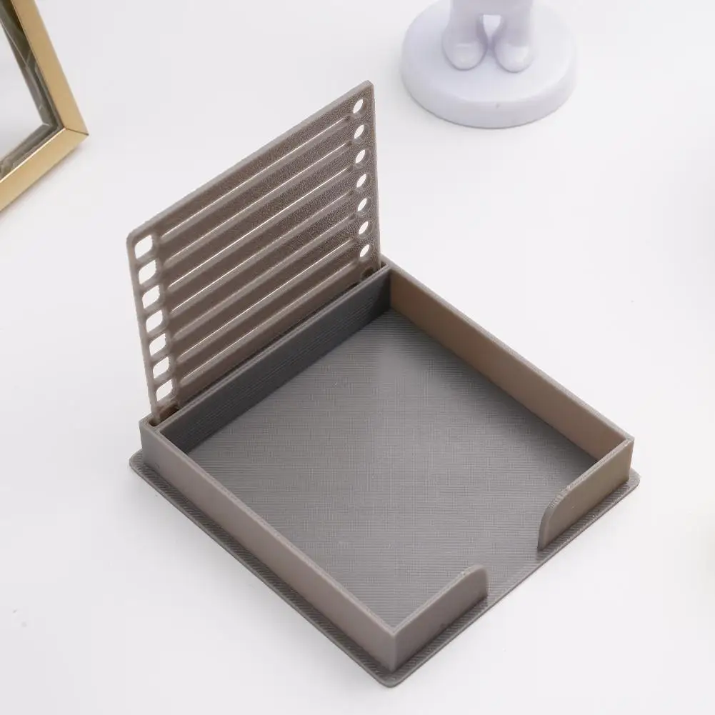 Sticky Note Dispenser Holder Home Desktop Sticky Note Holder With Stencil Daily Planner To-Do List Holder For Students Teachers