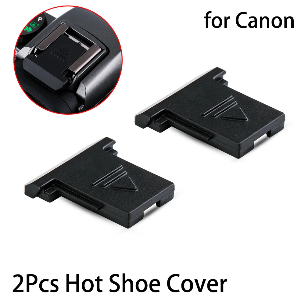 2 pçs câmera sapata capa protetor de sapata quente para canon eos r5 r6 90d 80d 77d 70d 7d mark ii 7d 6d mark ii 6d 5ds 5d mark iv