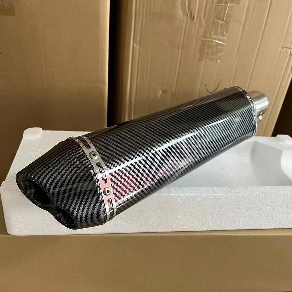 Hochwertiger Universeller 51mm Performance-Auspuff für Motorräder, Schalldämpfer zum Fabrikpreis, 310mm 370mm 470mm 570mm – Detail 20