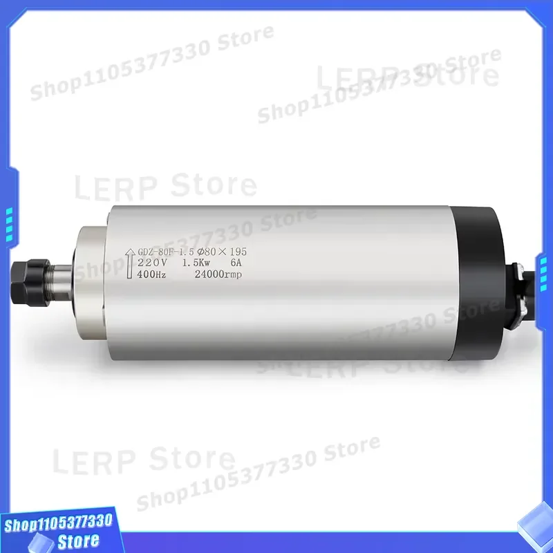 1.5kW CNC Spindle Motor 24000RPM ER16 Collet 220V High Speed Router Bit for Woodworking Machine Tool Precision Cutting ER16
