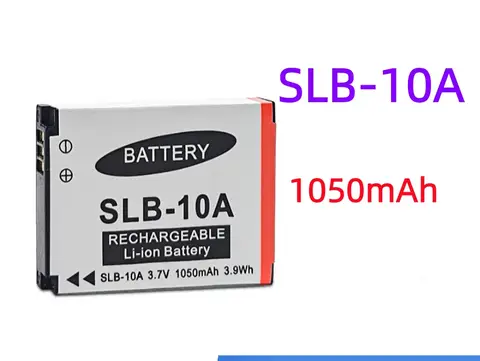 1050mAh SLB-10A SLB 10A Camera Battery or Charger For Samsung SL102 SL202 SL420 SL620 SL820 HZ10W HZ15W ES55 L100 L110 L210