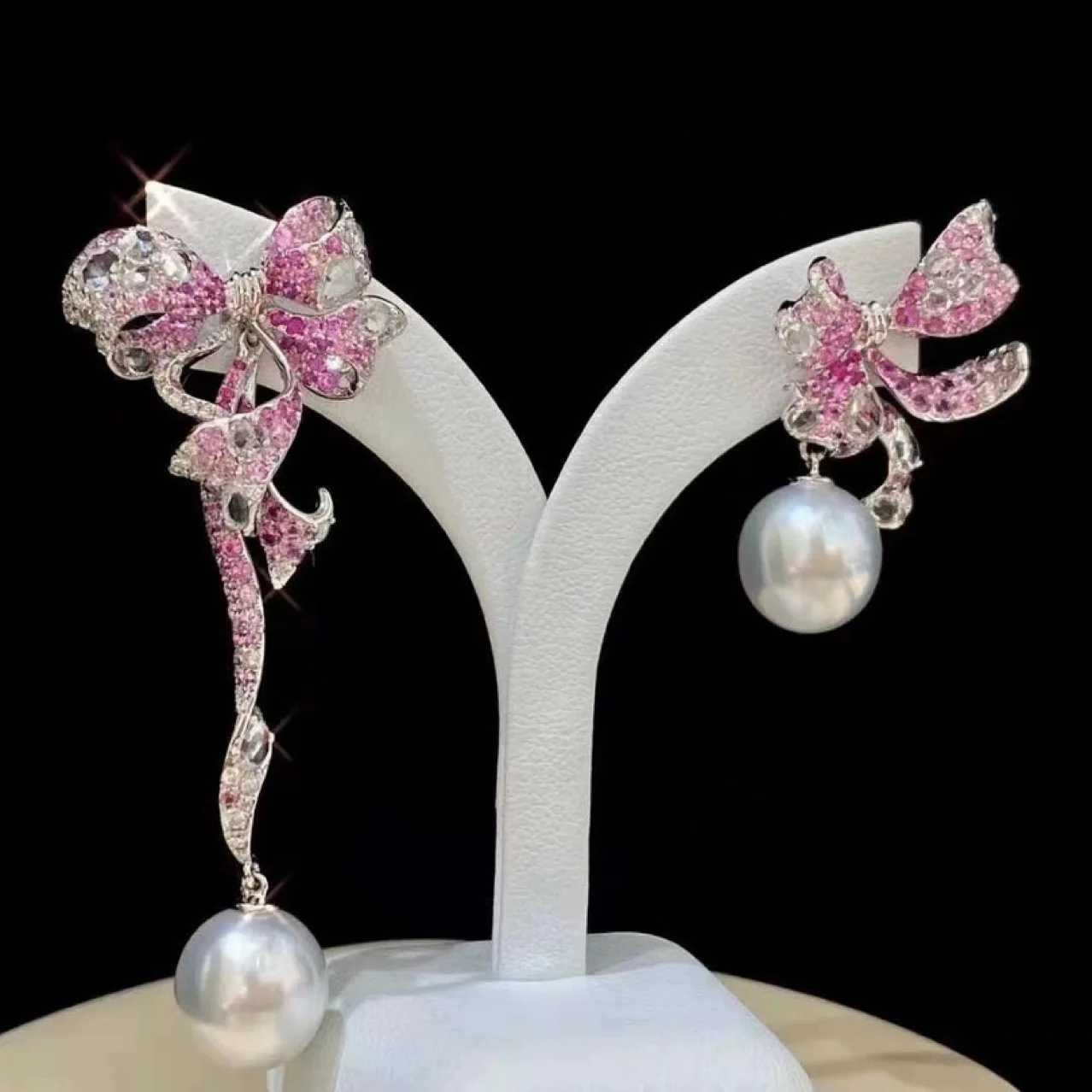 

Pearl Jewelry Set S925 Silver 9-11mm Natural Freshwater Edison Pearl Earrings AB Style Ring Jewelry Set Colored Gemstone