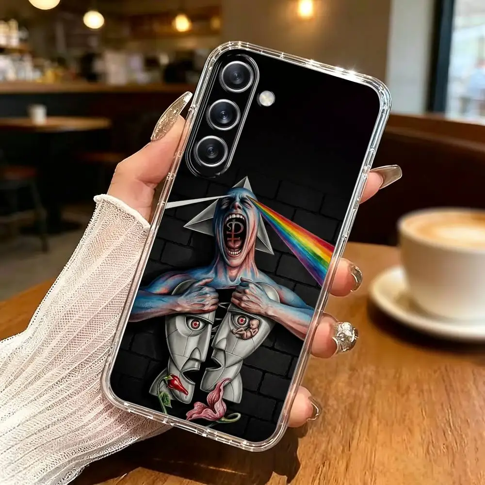 Classic P-Pink HOT Band Floyd Phone Case For Samsung Galaxy A91,80,73,72 ,71,53,52,32 ,31,22,21s,20,Transparent Soft Case
