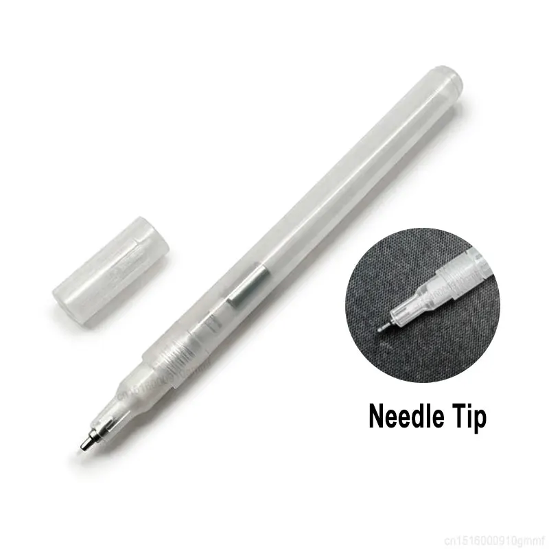 3/5/10Pcs Fine Line Needle Tip Transparent Empty Marker Pen Handle Shell Blank Tube Refillable Ink Acrylic Paint Pen Accessories