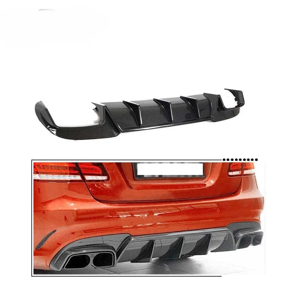 Carbon Fiber W212 Rear Diffuser for Mercedes Benz E Class E63 AMG Sedan 4-Door 2013-2015