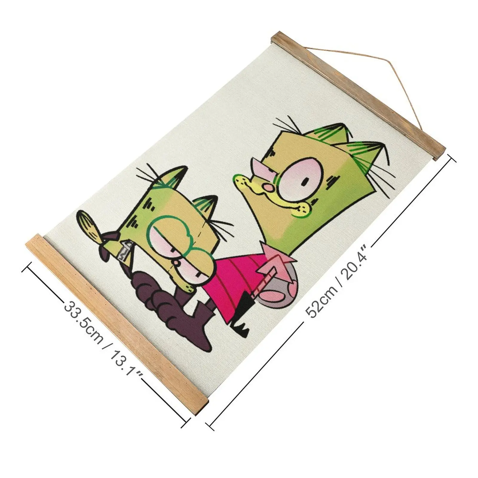 Graphic Invader Zim For Sale Canvas Hanging Picture Craft Decoration Funny Joke Hotel   Painting Style Hang Pictures