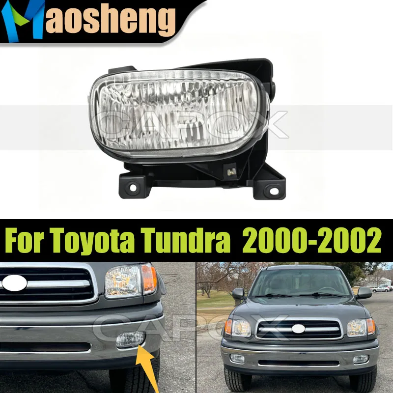 Front Bumper Fog Lamp Light Without Bulbs For Toyota Tundra Pickup 2000 2001 2002 Front Driving Lamp Signal Light