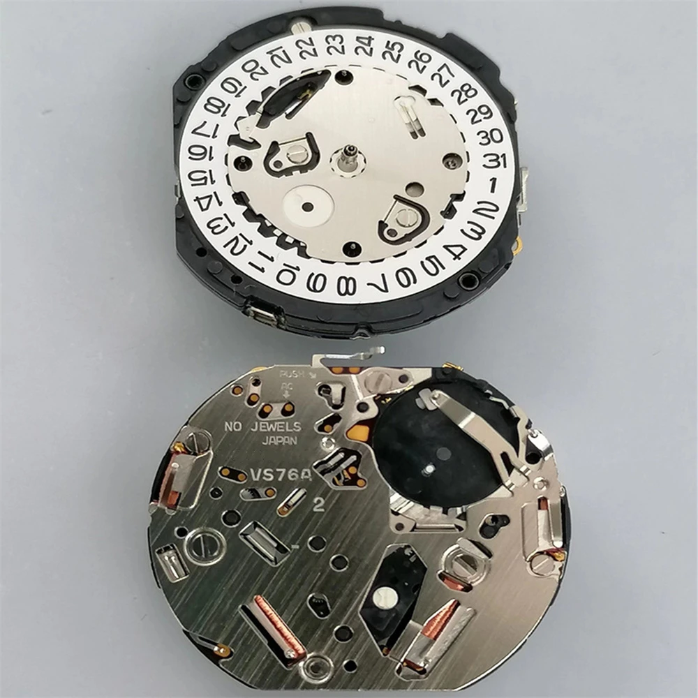 

Brand New Replacement Japan VS76A Movement 6-Needle Ecology-Drive Movement VS76 VS76A Watch Accessories