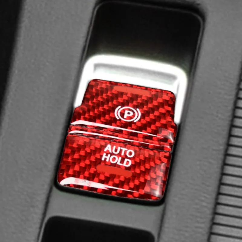 2 Stück Auto-Styling Handbremshebel-Panel-Knopfabdeckung Zierleisten-Aufkleber für VW Golf 7 7.5 MK7 Arteon CC 2015-2019 Innenraum-Aufkleber – Detail 11