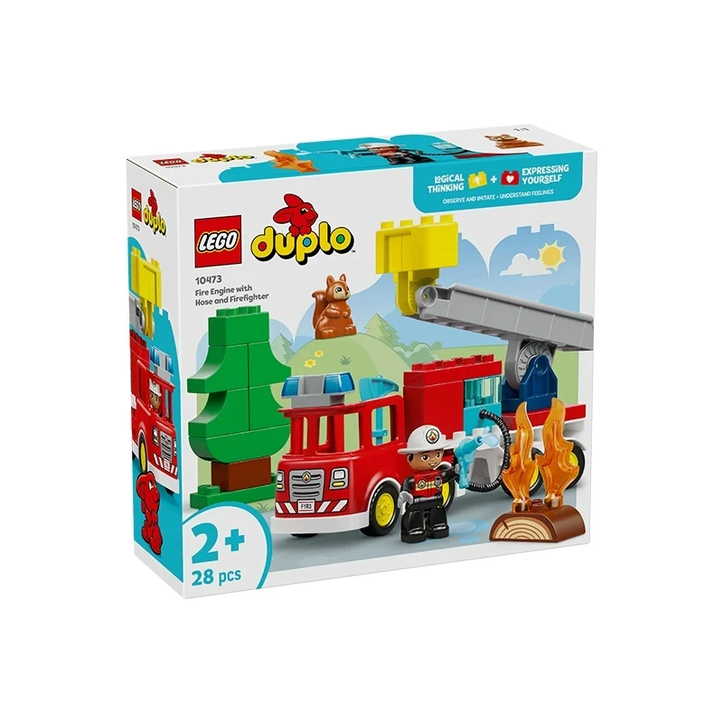 

Lego Duplo Series 10473 Fire Truck Boys and Girls Kidsren's Gifts Educational Building Block Toys