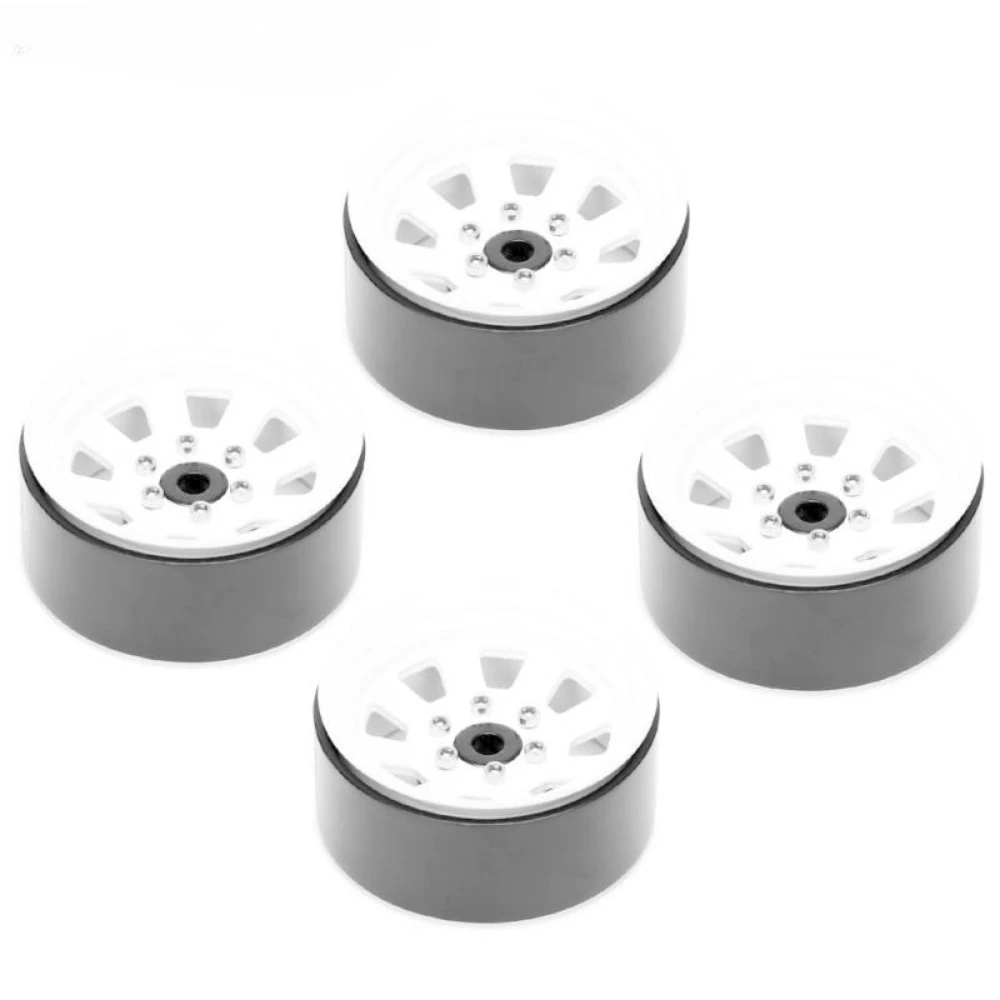 4 قطعة 1.9 بوصة 8-تكلم عجلات معدنية محور ل 1/10 RC الزاحف سيارة Traxxas TRX4 المدافع SCX10 RC4WD D90 رانجلر ترقية أجزاء