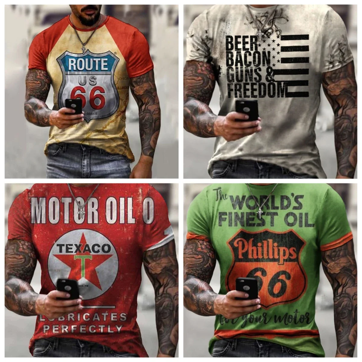 

Лето 2024, мужские быстросохнущие футболки в стиле ретро Road 66, гоночные мотоциклы Dominate, удобные модные трендовые свободные повседневные футболки Y2K