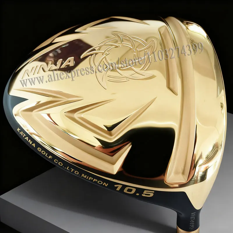 

Golf Driver Head Gold VOLTIO NINJA Golf Head Men Right Handed 10.5 or 9.5 Golf Clubs Head Golf Accessories No Shafts