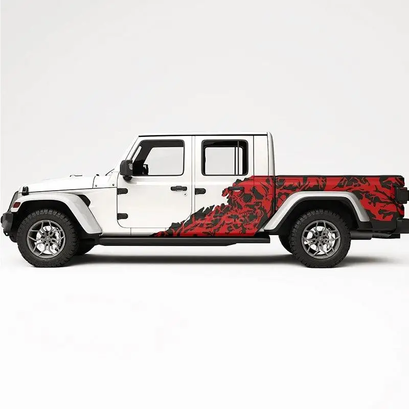 Car Sticker Decal for Jeep Gladiator JT, Personalized Body Side Stripe Graphics, Pickup Exterior Decoration Wrap