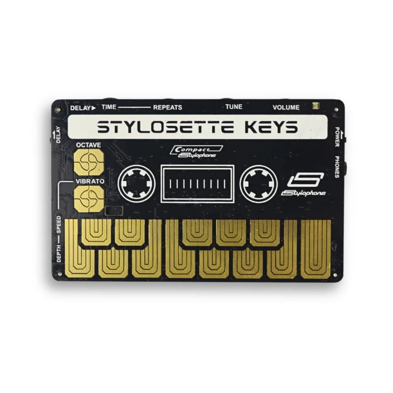 Dubreq Stylophone Stylosette Touch Keyboard and Cassette Pocket Synthesizer