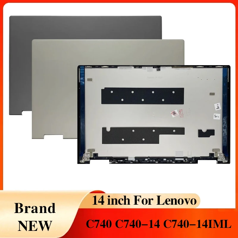 

Чехол для компьютера, золотисто-серый, задняя крышка ЖК-дисплея для ноутбука Lenovo Yoga C740 C740-14 C740-14IML